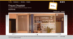 Desktop Screenshot of finqueslhospitalet.com